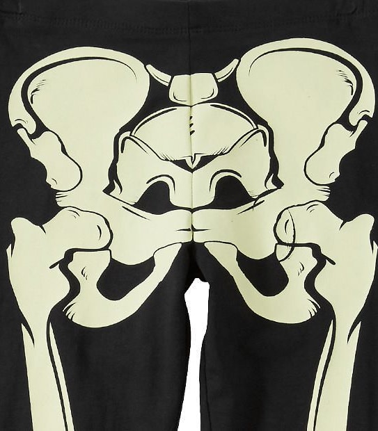 Skeleton Glow In Dark Halloween Leggings