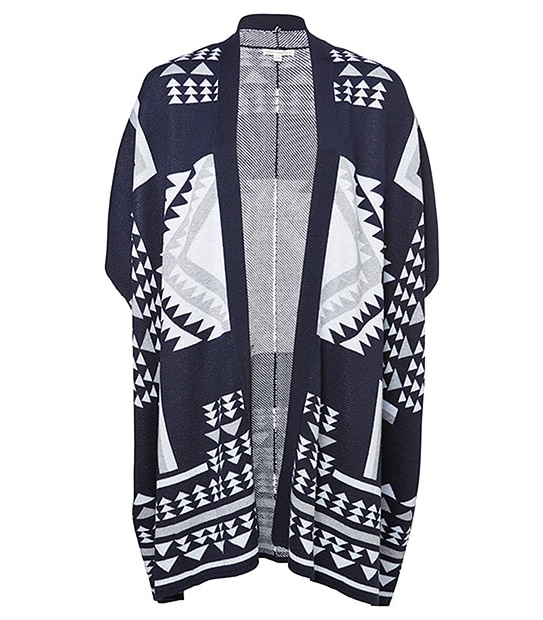 Ink Aztec Poncho