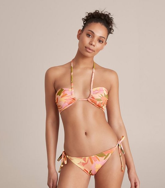 Lily Loves Textured Tie Up Bikini Briefs