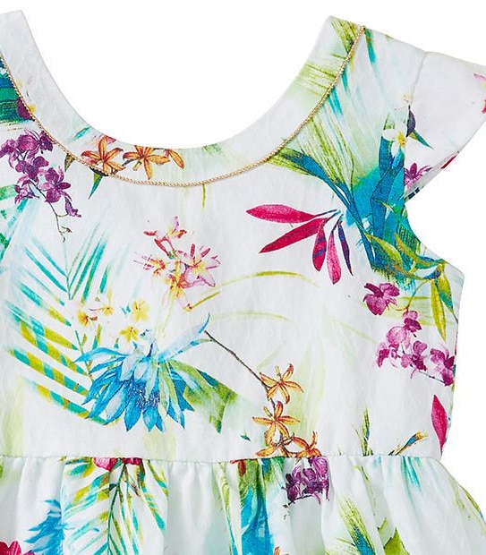 Tropical Floral Party Dress