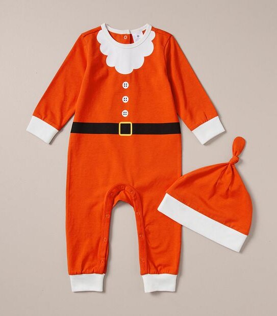 2 Piece Baby Organic Cotton Christmas Set