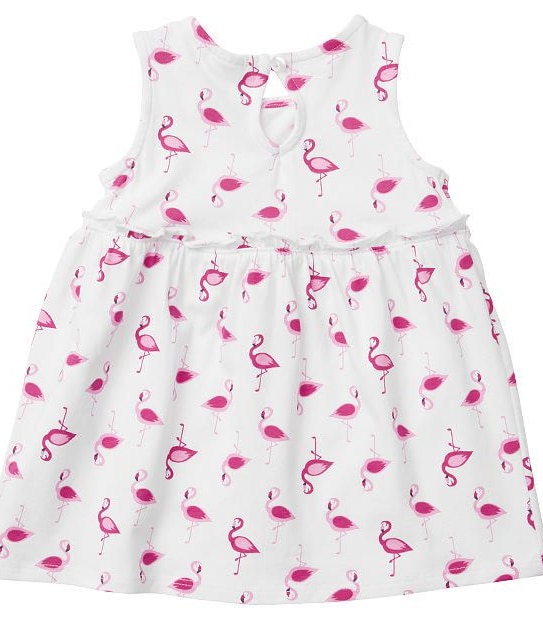 Baby Jersey Flamingo Dress 2 of 3