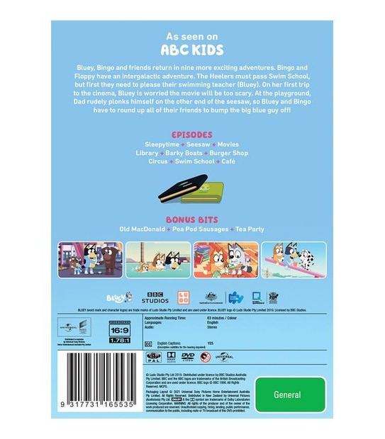 Bluey: Sleepytime and Other Stories  - Volume 10 - DVD