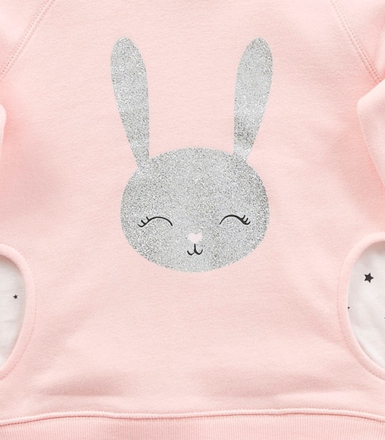 Bunny Print Hoodie
