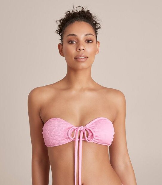 Lily Loves Textured Multi Way Bikini Swim Top