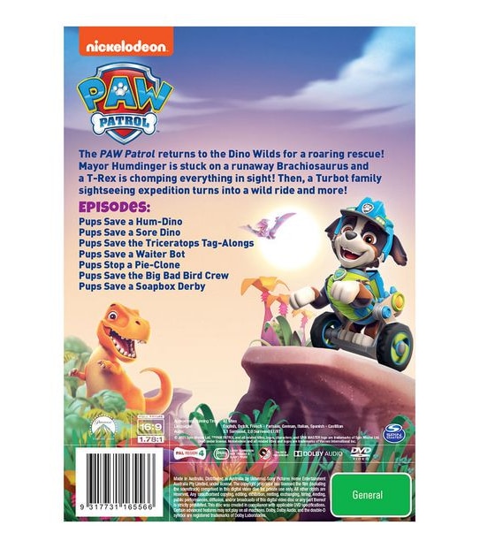 PAW Patrol: Dino Rescue: Roar to the Rescue - DVD