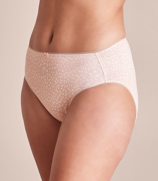 5 Pack Cotton/Elastane High Cut Briefs