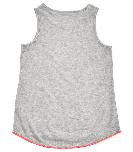 'Fun Times' Embellished Print Tank Top