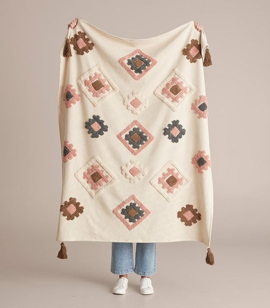 Lumis Aztec Tufted Throw
