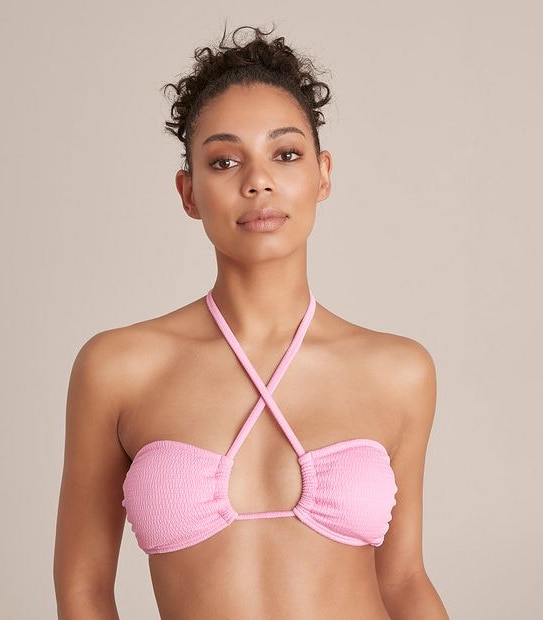 Lily Loves Textured Multi Way Bikini Swim Top
