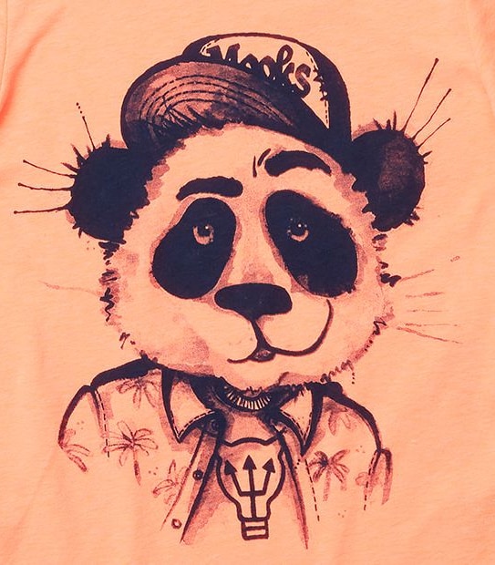Mini MOOKS Short Sleeve Panda T-Shirt