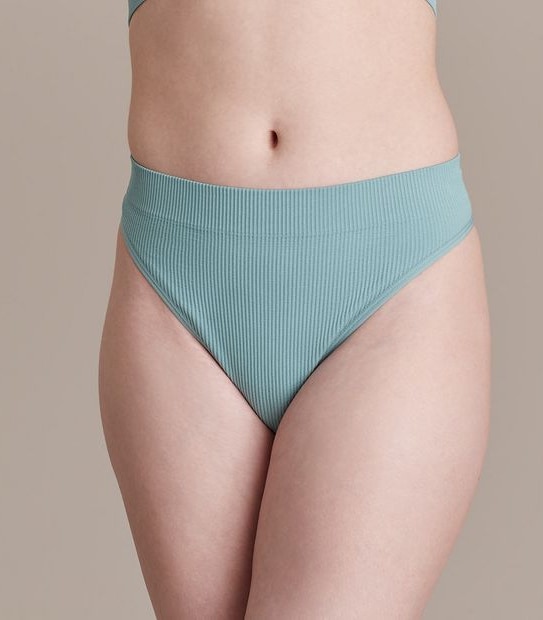 Lily Loves Ribbed Seamfree High Waisted G-String Briefs