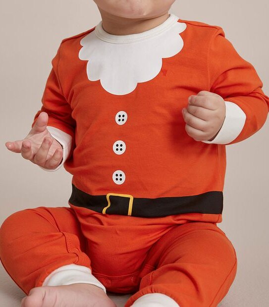 2 Piece Baby Organic Cotton Christmas Set
