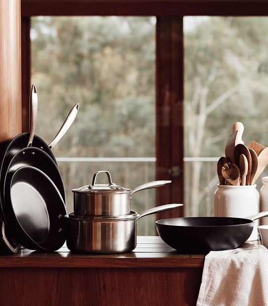 Hard Anodised Frypan - 24cm