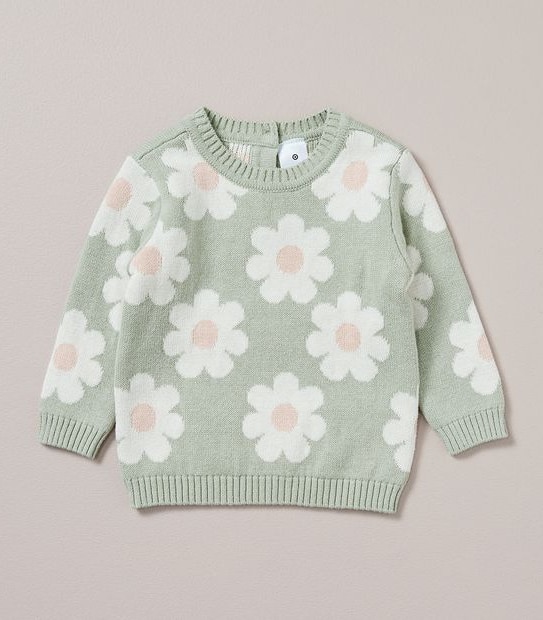 Baby Knit Daisy Jumper 2 of 6