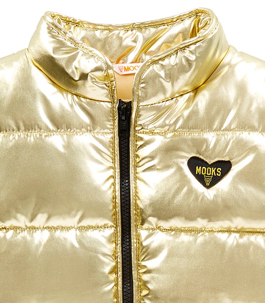 MOOKS Metallic Puffer Vest