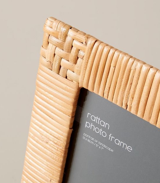 Rattan Photo Frame - 5" x 7"