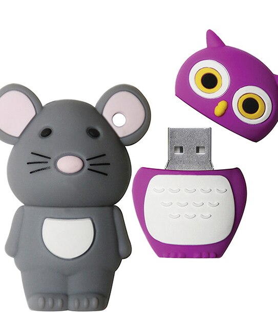 Novelty 2 Pack 8GB USB Bundle - Mouse + Owl