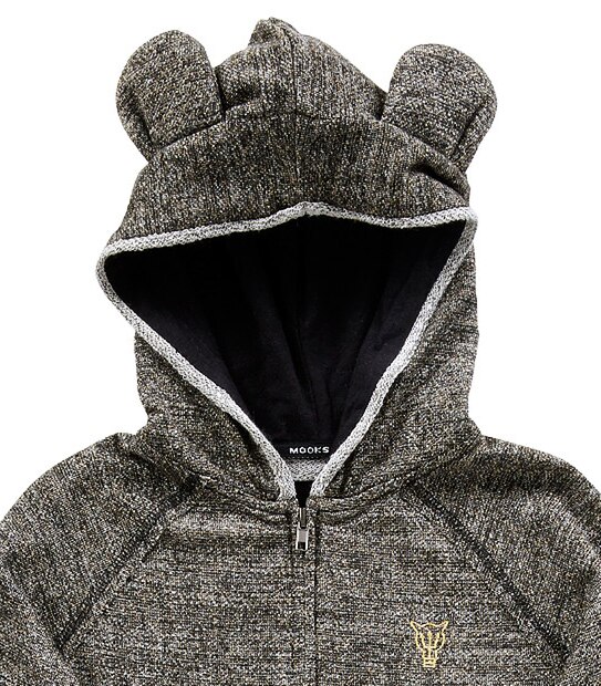 Mooks Metallic Zip-Thru Hoodie