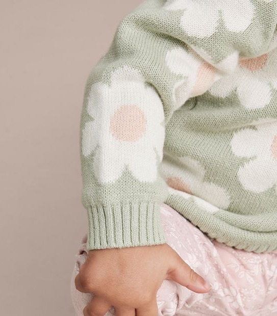 Baby Knit Daisy Jumper