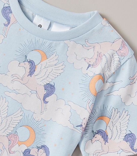 Organic Cotton Unicorn Pyjama Set