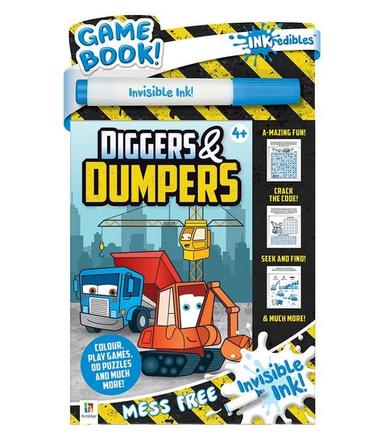 Inkredibles Invisible Ink Diggers And Dumpers