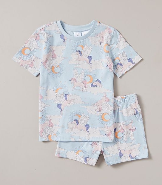 Organic Cotton Unicorn Pyjama Set