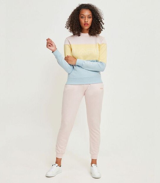 Fila Boyfriend Colour Block Sweat Top