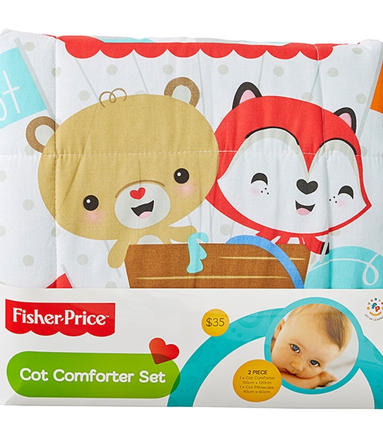 FisherPrice Giggle Cot Comforter Set Target Australia