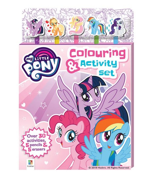 My Little Pony Colouring And Activity 5 Pencil Set