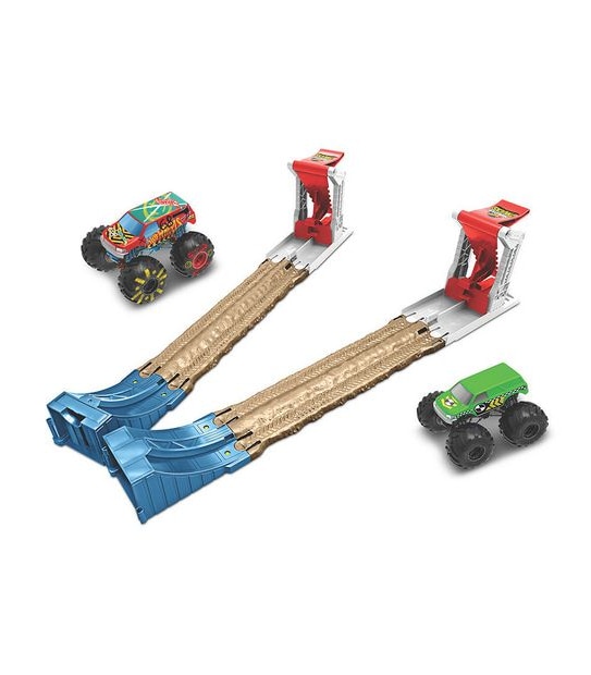 Hot Wheels Monster Trucks Double Destruction Play Set