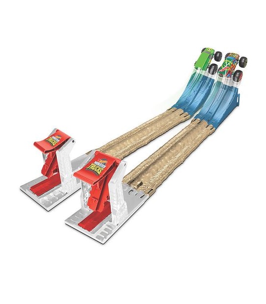 Hot Wheels Monster Trucks Double Destruction Play Set