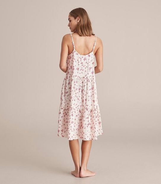 Double Cloth Tiered Sleep Nightie