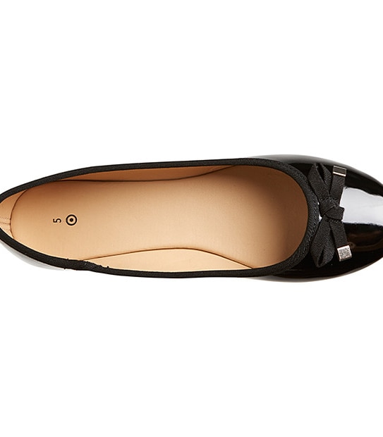 Fiesta Senior Patent Ballet Flats