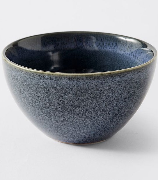 Blue Gloss Reactive 11cm Bowl