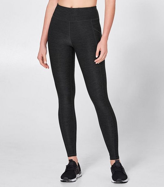 Active Full Length Core Tights - Khaki Marle