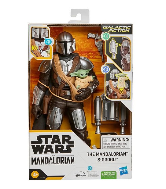Star Wars Galactic Action The Mandalorian & Grogu Interactive Electronic Figures