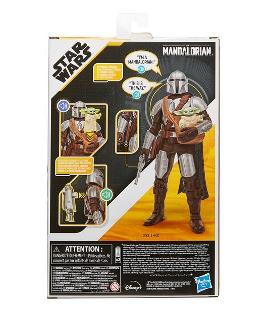 Star Wars Galactic Action The Mandalorian & Grogu Interactive Electronic Figures