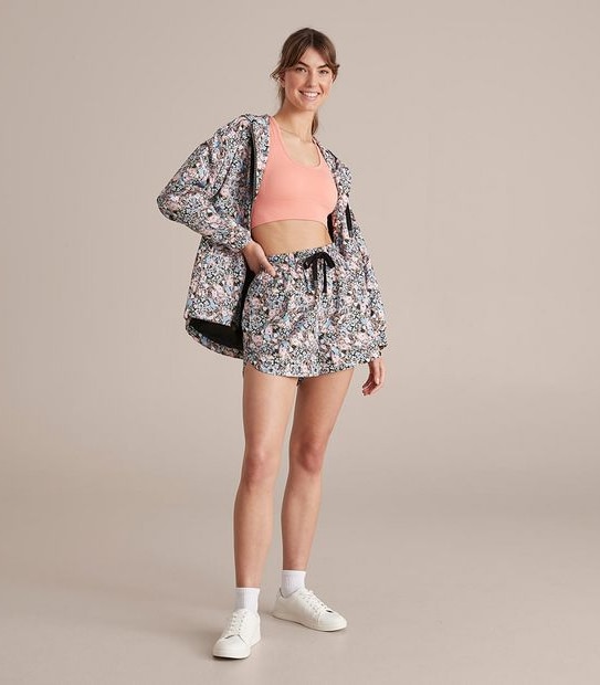 Active Printed Spray Shorts