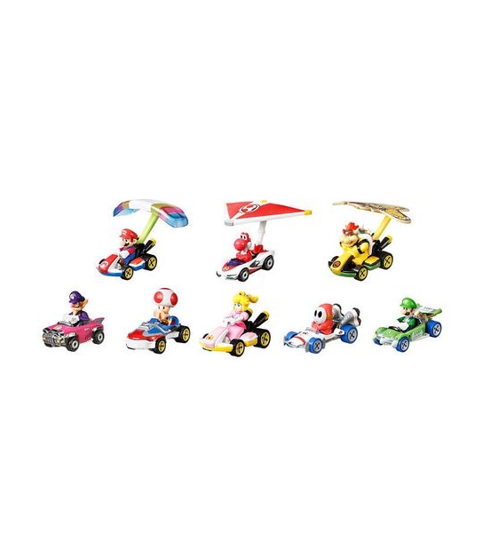 Hot Wheels Mario Kart Glider Bundle