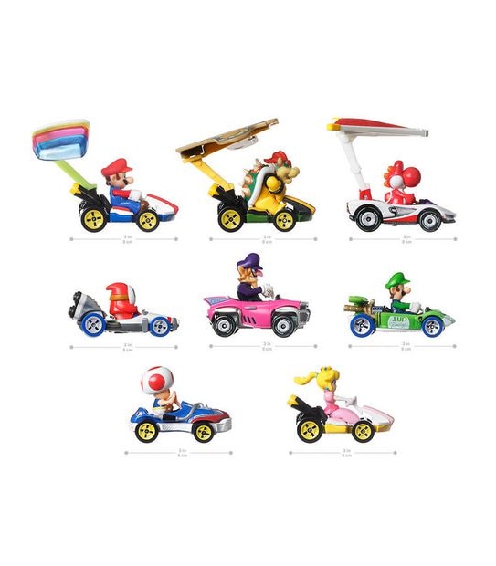 Hot Wheels Mario Kart Glider Bundle
