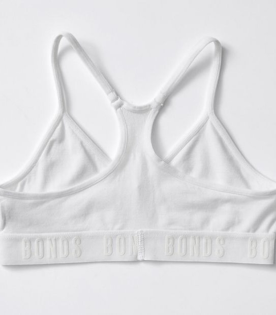 Bonds Super Stretchies Racer Crop 2 Pack - White