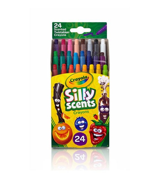 Crayola 24 Pack Silly Scents Mini Twistables Crayons