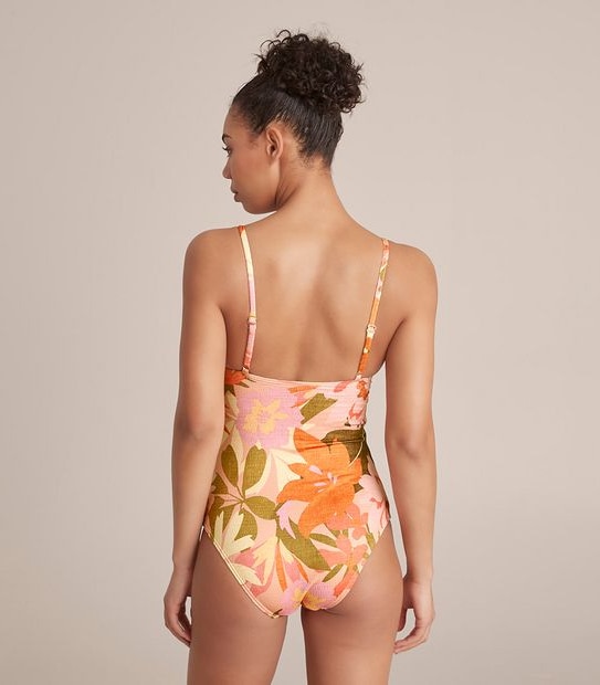 Lily Loves Textured Shell One Piece Swim Bathers