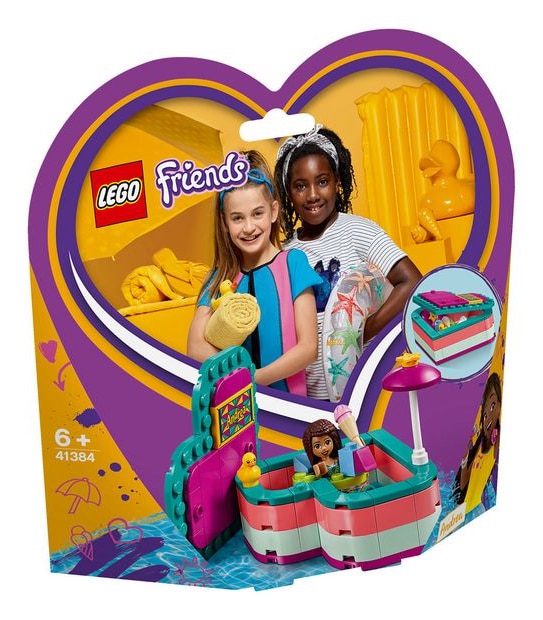 LEGO&reg; Friends Andrea's Summer Heart Box 41384