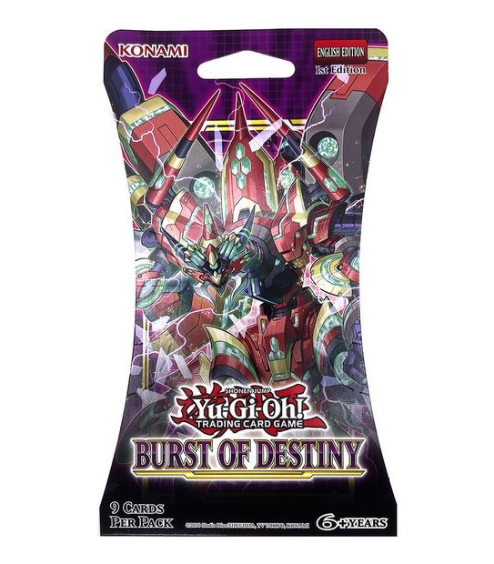 YU-GI-OH! TCG: - Burst Of Destiny Blister Pack - Assorted*