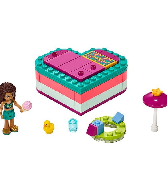 LEGO&reg; Friends Andrea's Summer Heart Box 41384