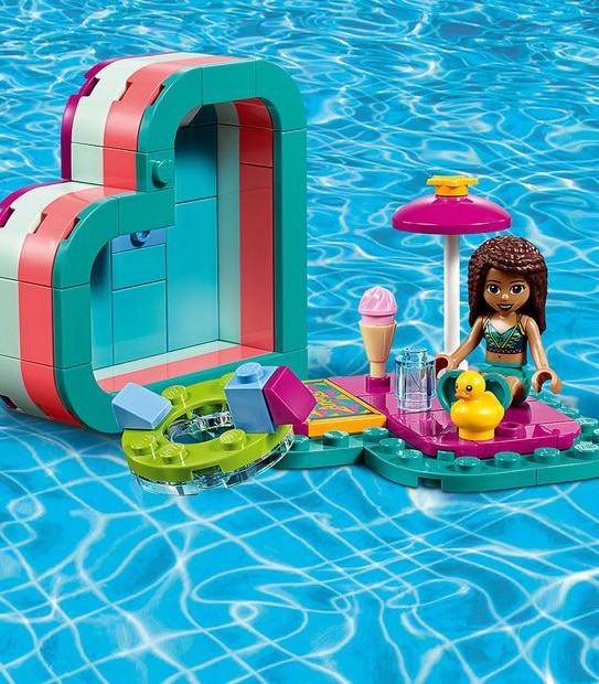 LEGO&reg; Friends Andrea's Summer Heart Box 41384