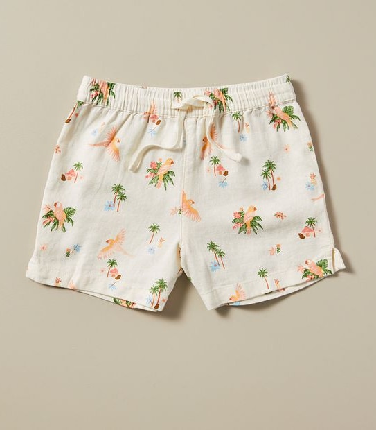 Linen Blend Shorts