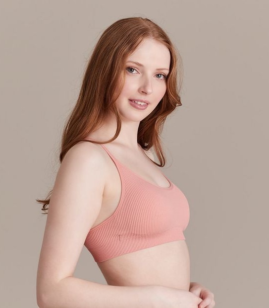 Lily Loves Ribbed Strappy Crop Top; Style: LBR98832